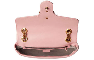 (WMNS) GUCCI GG Marmont SeriesSingle Shoulder Bag Small Light Pink 443497-DTDIT-5909