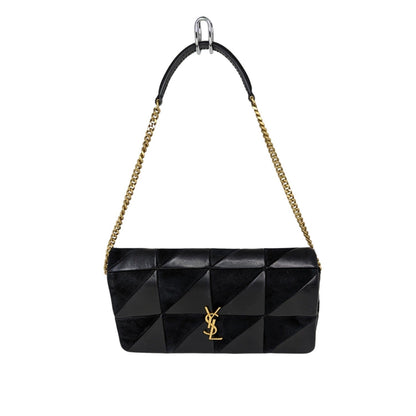 Saint Laurent YSL Lambskin Suede Patchwork Small Jamie Bag