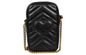 (WMNS) GUCCI GG Marmont Mini-Sized Single-Shoulder Bag Black 598597-DTDCT-1000