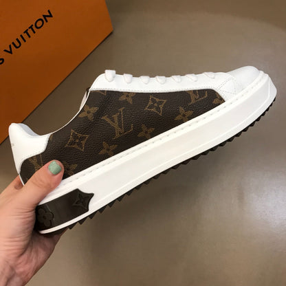 The Bags Vibe - Louis Vuitton Time Out Brown Sneaker