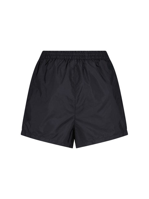 Prada Women Logo Jogger Shorts