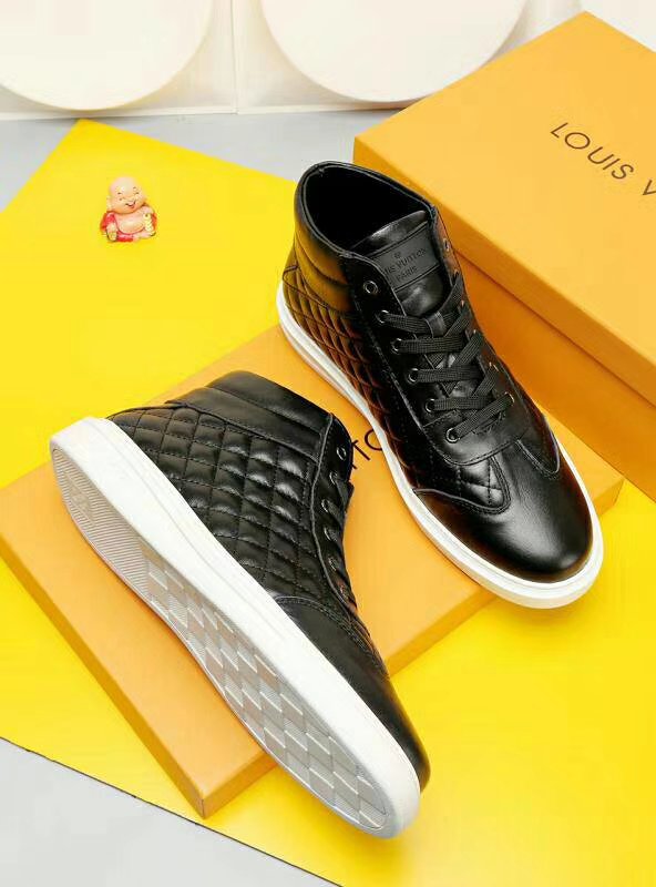 The Bags Vibe - Louis Vuitton HIgh Top Metal Black Sneaker