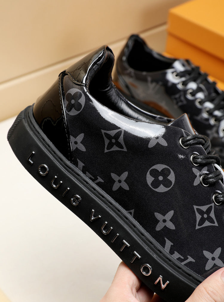 The Bags Vibe - Louis Vuitton Low LWnogram Black Breathable Sneaker