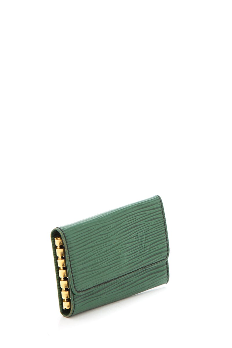 Louis Vuitton Green Epi Leather Key Holder