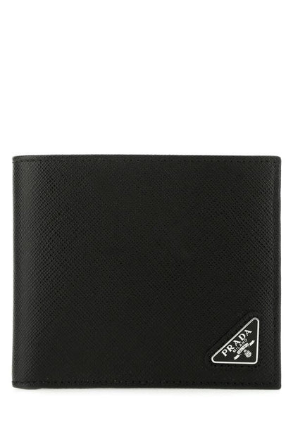 Prada Man Black Leather Wallet