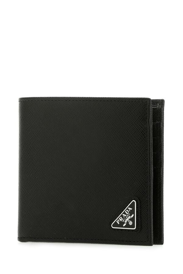 Prada Man Black Leather Wallet