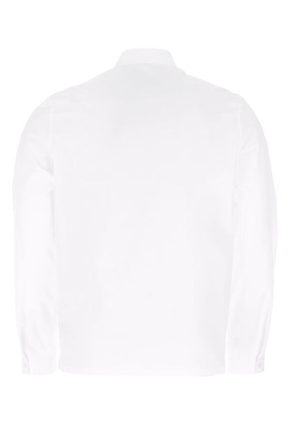 Prada Man White Poplin Shirt