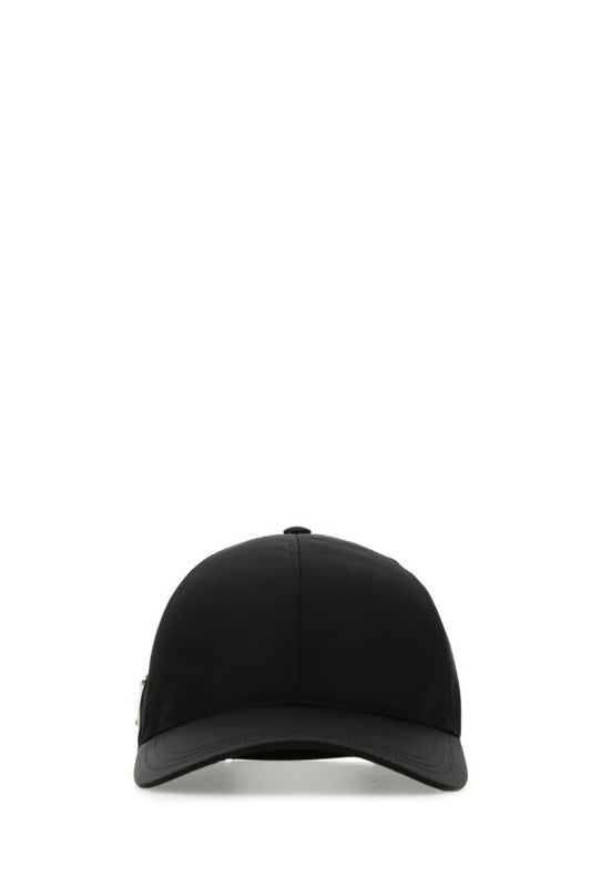 Prada Man Black Re-Nylon Baseball Cap