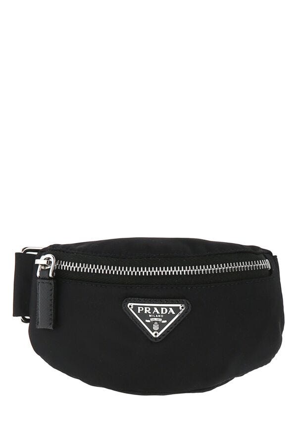 Prada Man Black Nylon Wrist Pouch