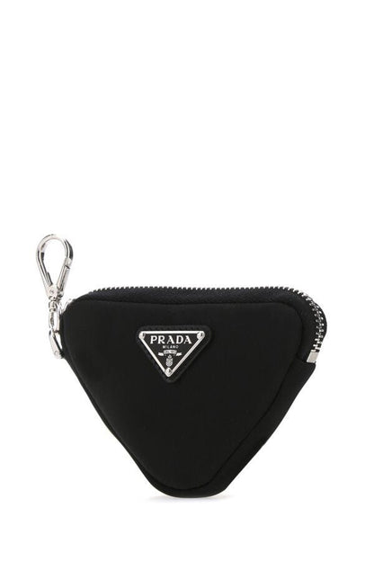 Prada Man Black Nylon Trick Key Chain