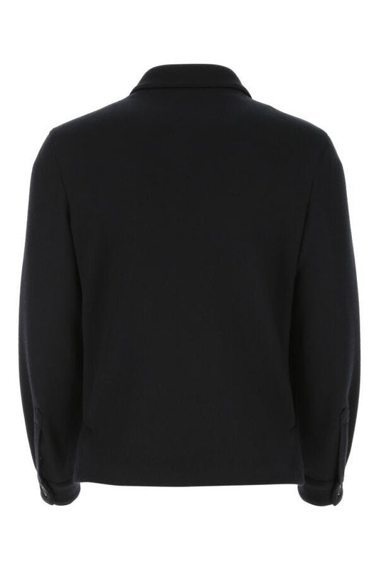 Prada Man Midnight Blue Cashmere Blend Jacket