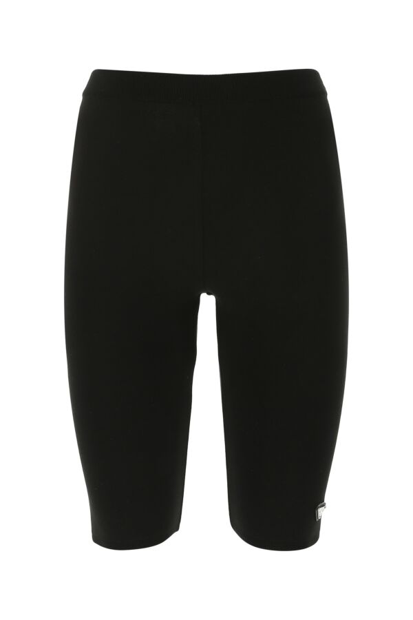 Prada Woman Black Viscose Blend Leggings