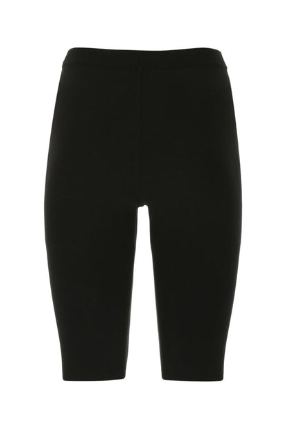 Prada Woman Black Viscose Blend Leggings