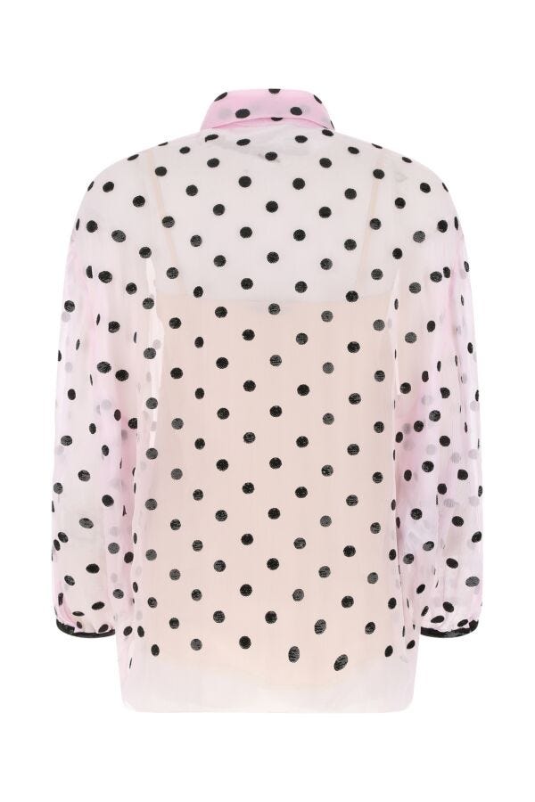 Prada Woman Embellished Silk Shirt