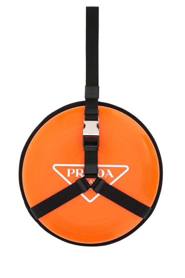 Prada Unisex Fluo Orange Frisbee