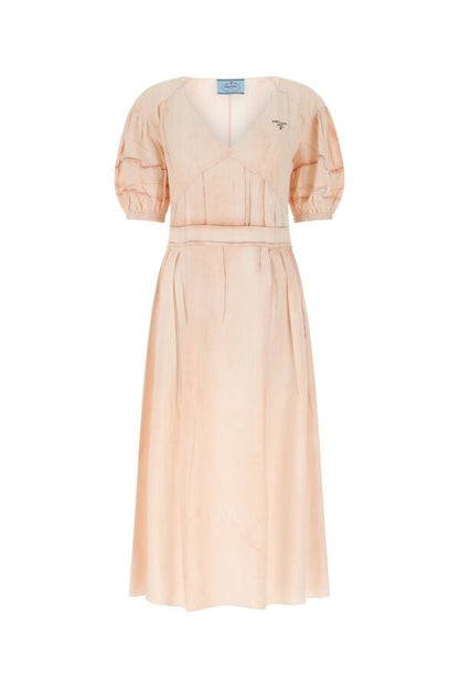 Prada Woman Pink Silk Dress