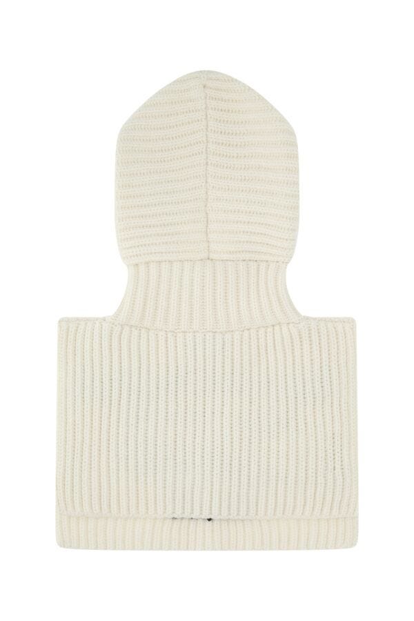 Prada Woman Ivory Cashmere Balaclava