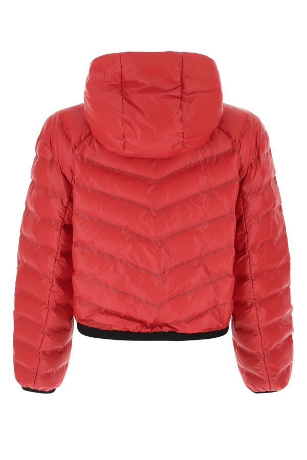 Prada Woman Red Polyurethane Blend Padded Jacket