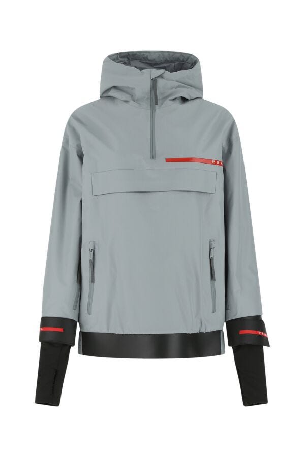 Prada Woman Grey Gore-Texâ® Padded Jacket