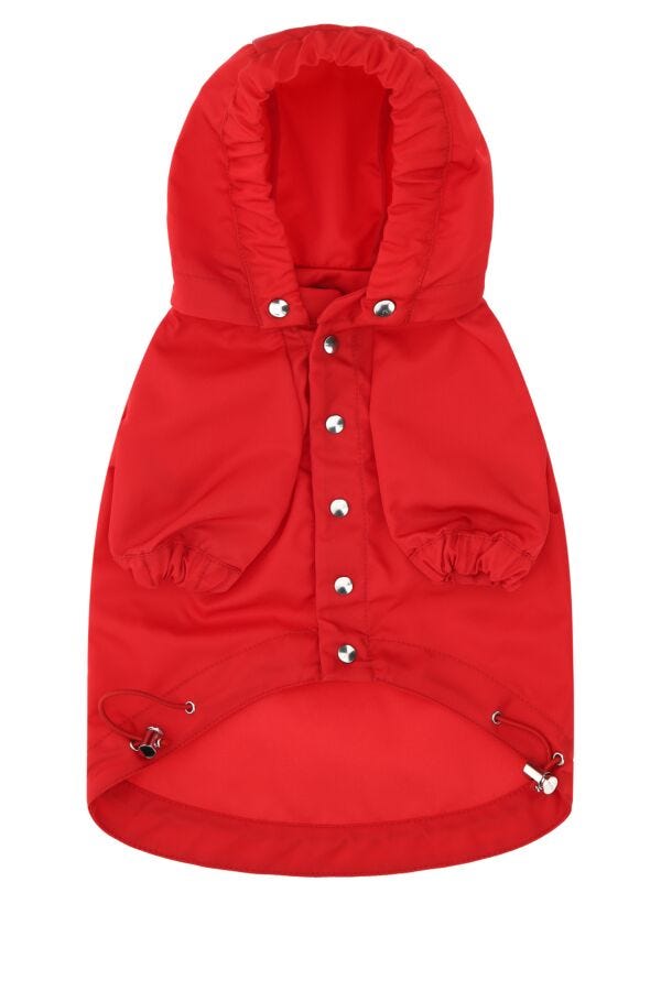 Prada Unisex Red Re-Nylon Dog Windbreaker