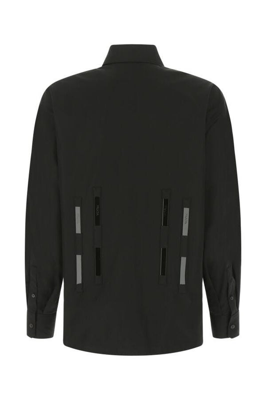 Prada Woman Black Poplin Oversize Shirt