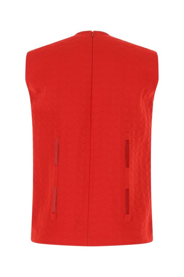 Prada Woman Red Jersey Top