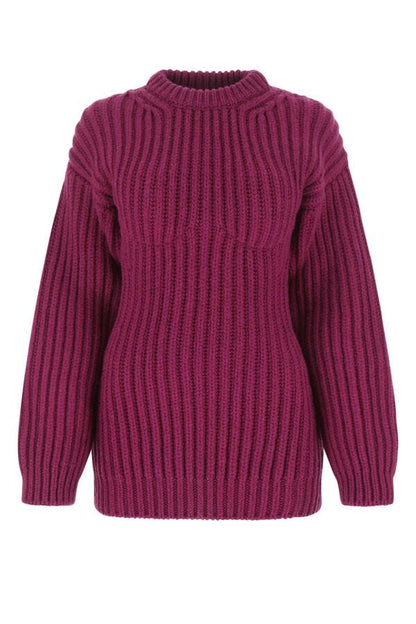 Prada Woman Tyrian Purple Wool Sweater