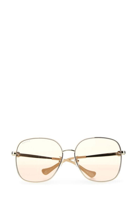 Gucci Woman Gold Metal Sunglasses