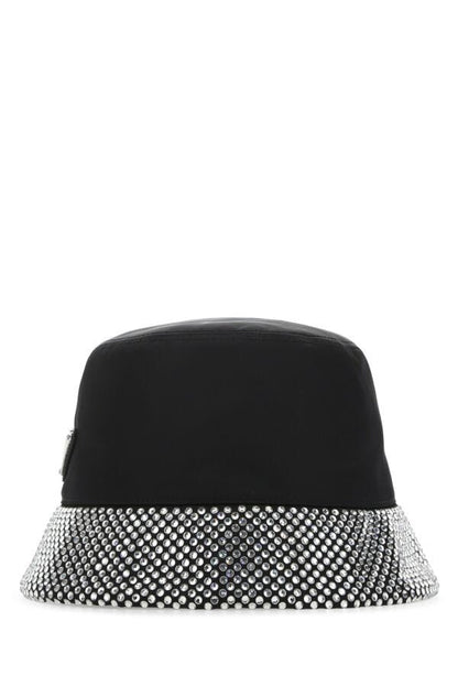 Prada Woman Black Re-Nylon Hat