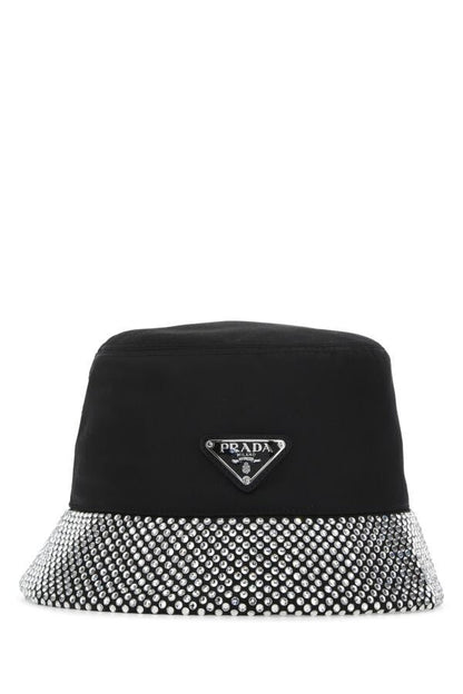 Prada Woman Black Re-Nylon Hat