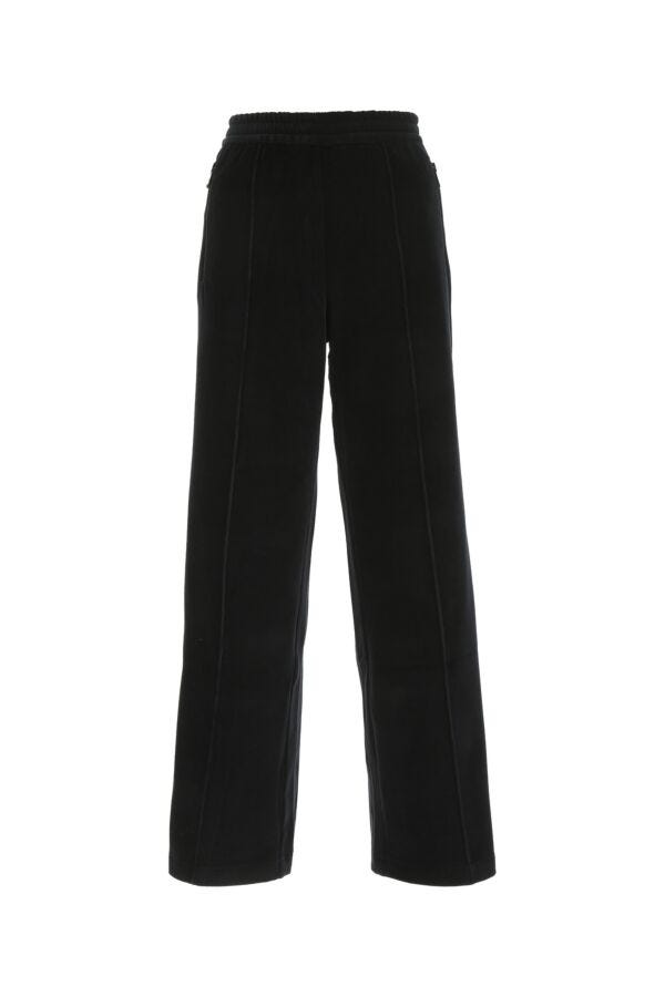 Prada Woman Black Chenille Joggers