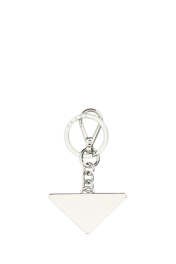 Prada Man Black Metal Key Ring