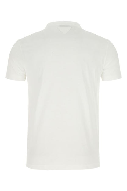 Prada Man White Cotton T-Shirt Set