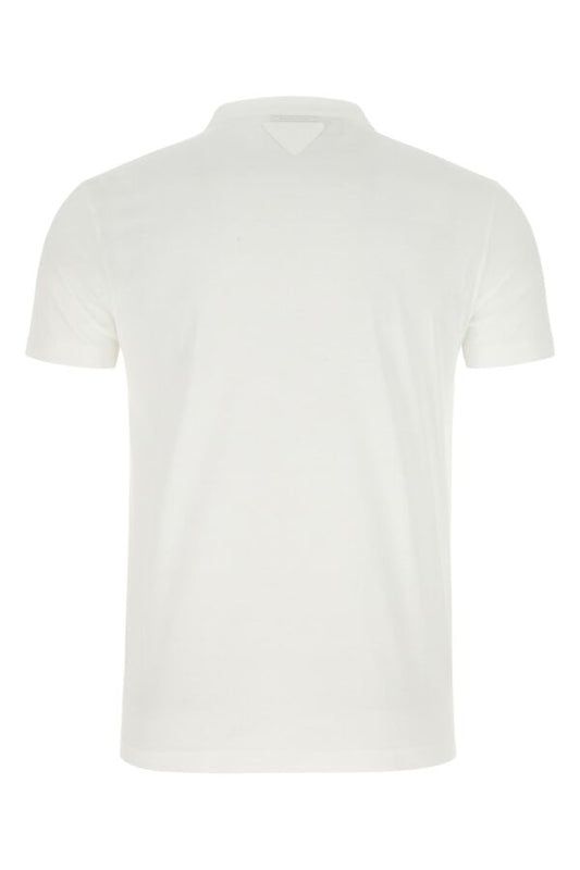 Prada Man White Cotton T-Shirt Set