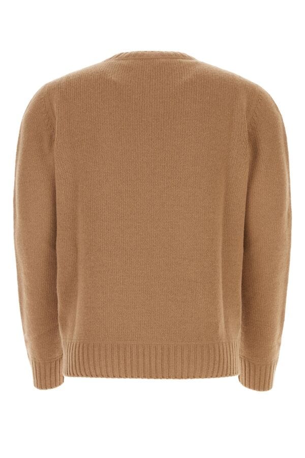 Prada Man Biscuit Wool Blend Sweater