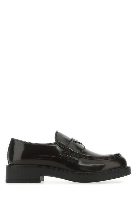 Prada Man Dark Brown Leather Loafers