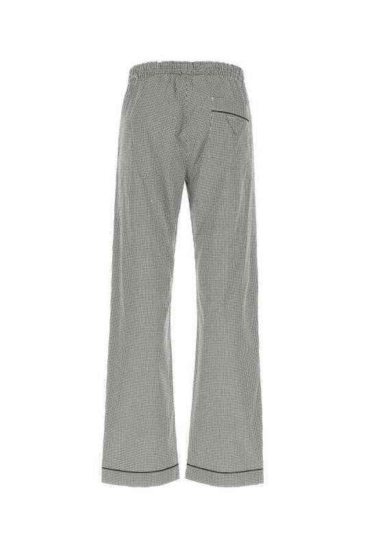 Prada Man Embroidered Poplin Pant