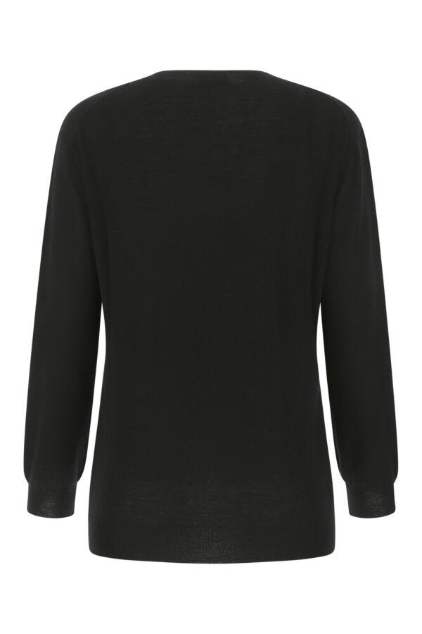 Prada Woman Black Cashmere Blend Sweater