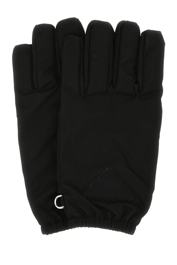 Prada Man Black Re-Nylon Gloves