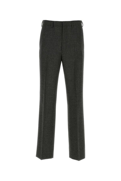 Prada Man Melange Dark Grey Wool Pant