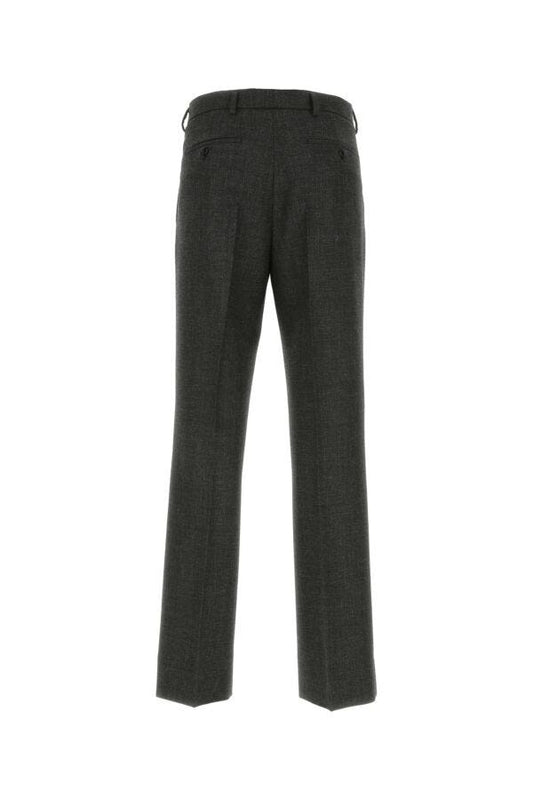 Prada Man Melange Dark Grey Wool Pant