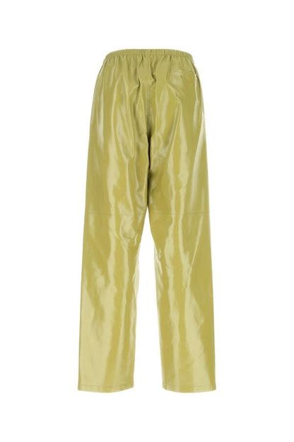 Prada Man Pistachio Green Nappa Leather Pant