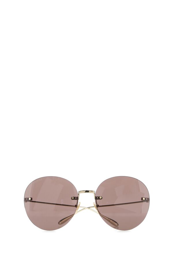 Gucci Woman Gold Metal Sunglasses