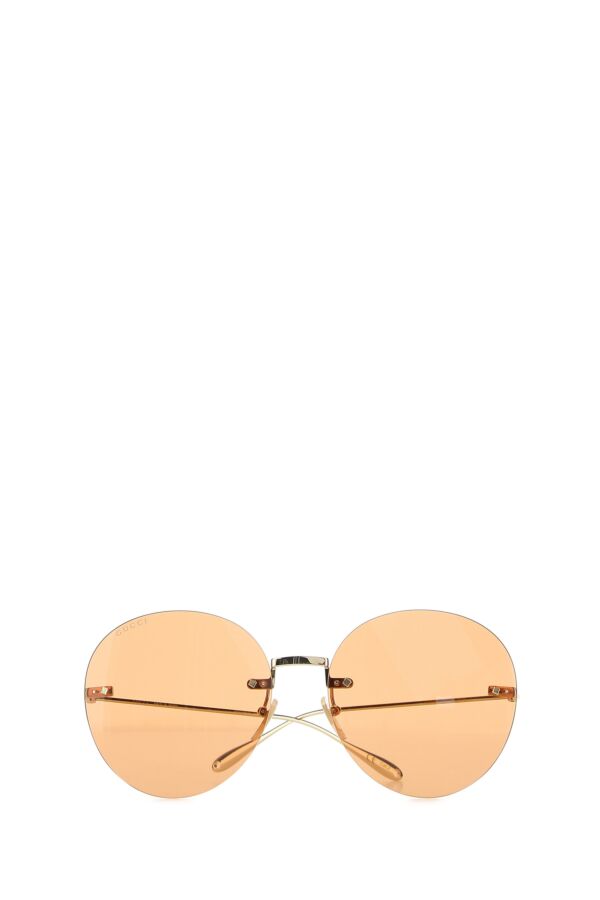 Gucci Woman Gold Metal Sunglasses