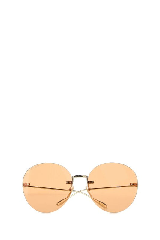 Gucci Woman Gold Metal Sunglasses