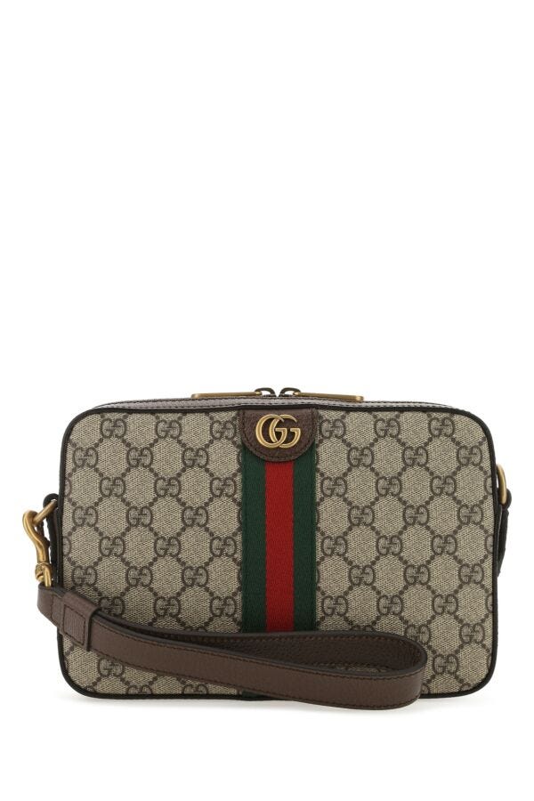 Gucci Man Gg Supreme Fabric Ophidia Clutch