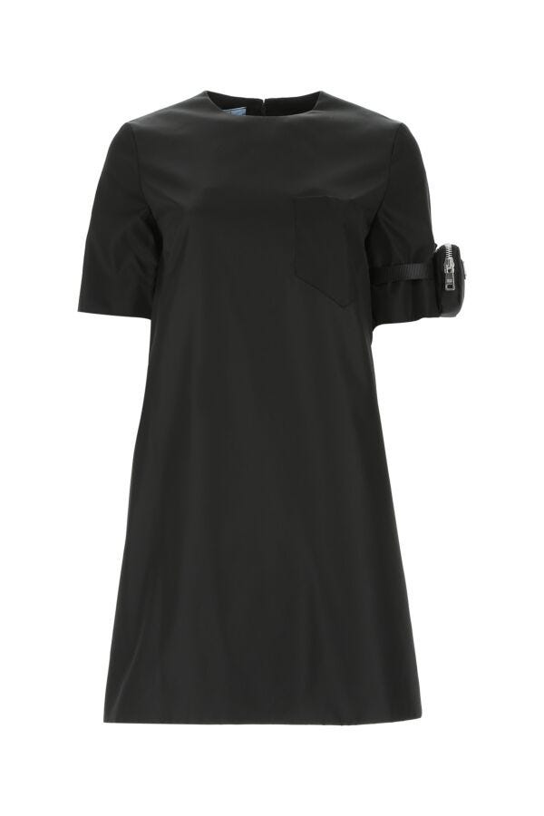 Prada Woman Black Re-Nylon Dress