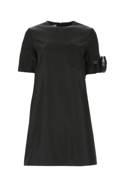 Prada Woman Black Re-Nylon Dress