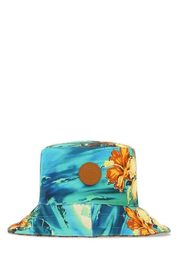 Gucci Woman Printed Cotton Blend Hat