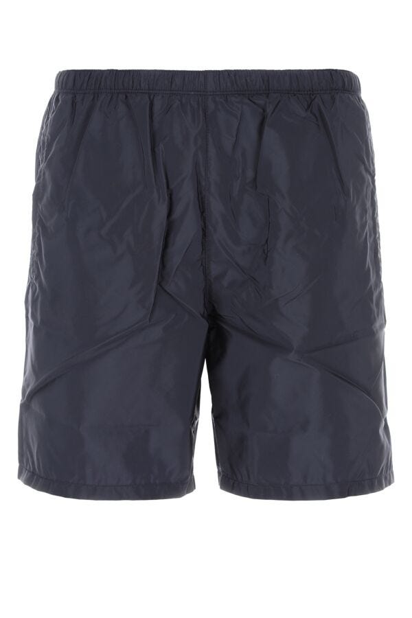 Prada Man Midnight Blue Nylon Swimming Shorts